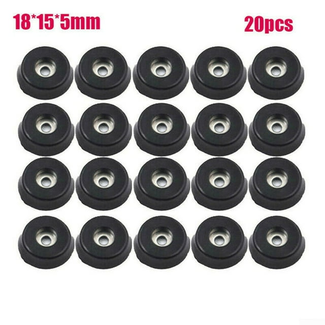 UHUSE 20pcs Rubber Table Chair Furniture Feet Leg Pads Tile Floor Protectors