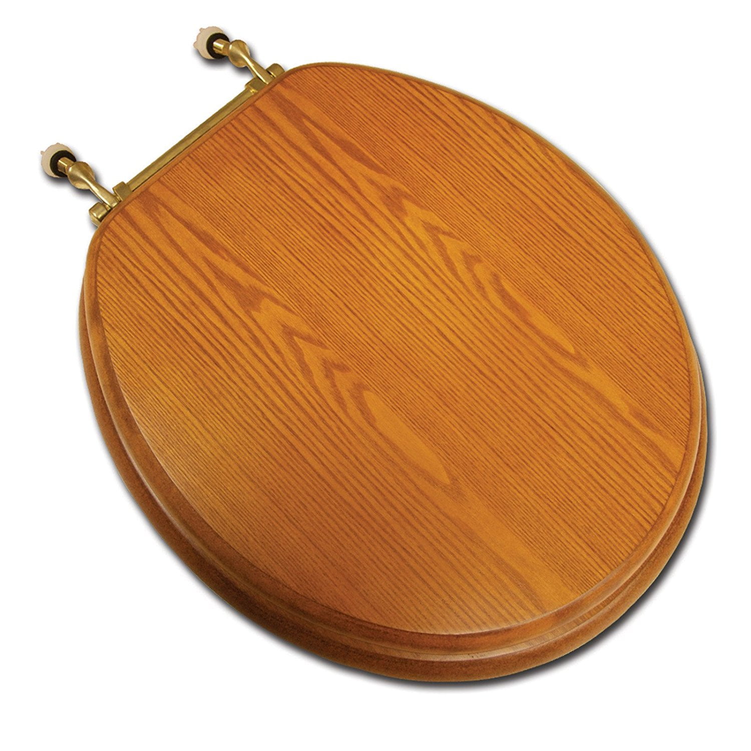 C3B2R117BR Round Decorative Wood Toilet Seat, From USA,Brand Waring