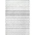 thumbnail image 5 of nuLOOM Moroccan Blythe SpinClean Machine Washable Area Rug, 3' x 5', Blythe Grey, 5 of 9