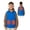 Blue, variant on HENNCHEE Lightweight Kids Heated Vest for Boys Girls with Battery Pack, Pink XL