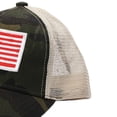 thumbnail image 5 of Lispipm Classic Low Profile Baseball Cap for Men Women Adjustable Cotton Hats with USA Flag Pattern Unisex Outdoor Sport Caps Green, 5 of 6