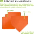 thumbnail image 2 of Sports Indoor/Outdoor Orange Baseball Base Set, 2 of 5