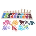 thumbnail image 2 of Children Toy Puzzle Toy Matching Puzzles Toy 3in1 Intelligent Children Matching Puzzle Early Education Block Matching Puzzles Kid Toy3in1 Rainbow Matching Toy, 2 of 8