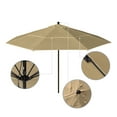 thumbnail image 2 of California Umbrella Venture 11' Bronze Market Umbrella in Beige, 2 of 5