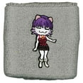 thumbnail image 2 of Black Cat Men's  Rinslet Anime Wristband, 2 of 3