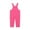 Hot Pink, variant on Toddler Romper Jumpsuit Girls Overalls Kids Casual Sleeveless Girls Overalls with Pockets Yellow Jumpsuit Clothes for 3-4 Years Old Girls