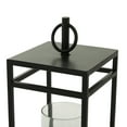thumbnail image 4 of DecMode Black Metal Decorative Candle Lantern, 4 of 12