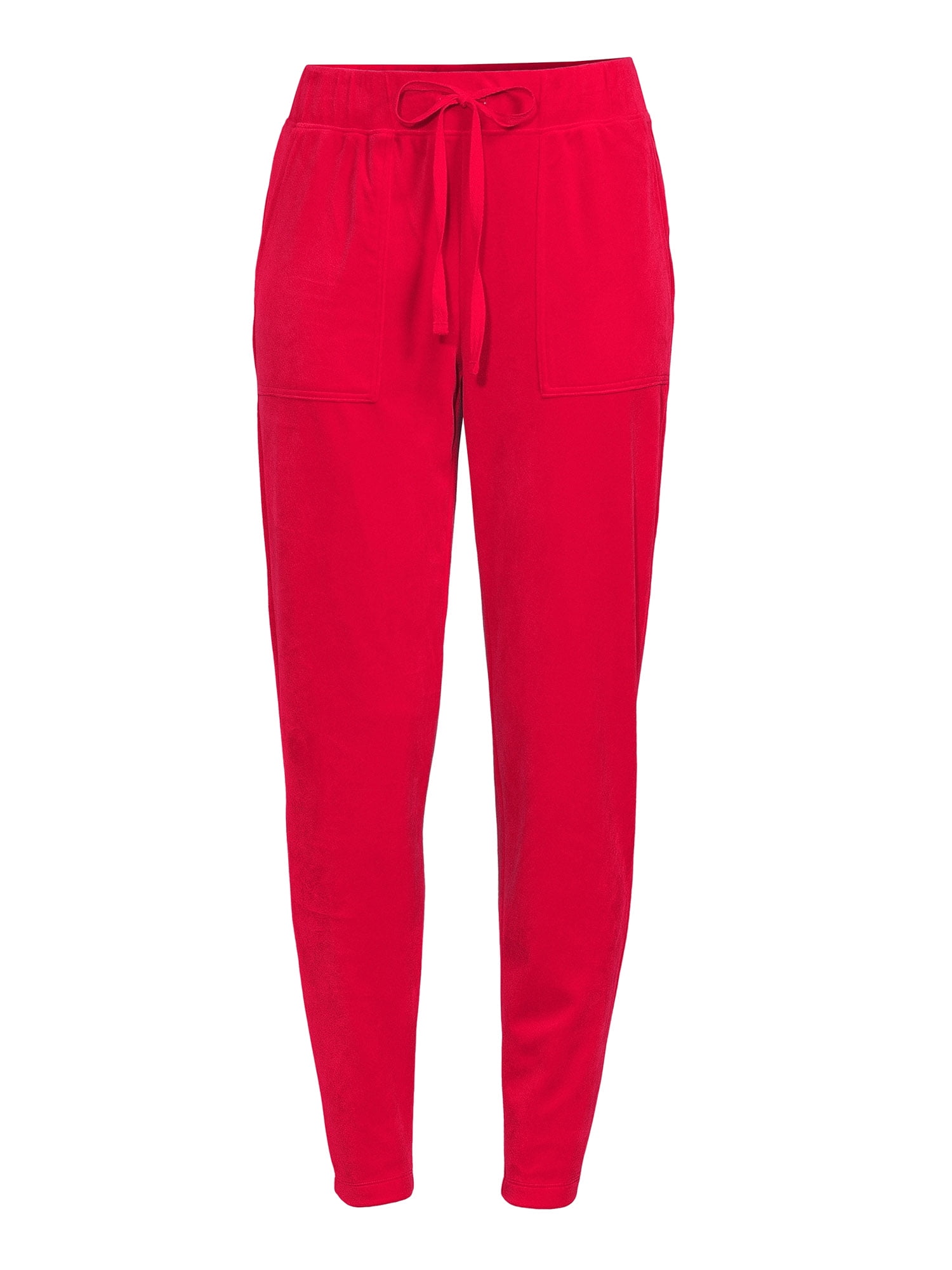 Time and Tru Women's Velour Jogger Pants 