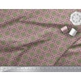 thumbnail image 3 of Soimoi Modal Satin Fabric Geometric & Mandala Kaleidoscope Decor Fabric Printed Yard 42 Inch Wide, 3 of 3