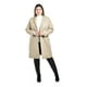 thumbnail image 5 of Abrigo largo de cuello Mao Roman Fashion /Tallas Extras, 3011 (Beige) beige 38, 5 of 6