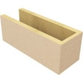 thumbnail image 5 of Ekena Millwork 6"W x 6"H x 16"L Block Woodgrain TimberThane Rafter Tail, Primed Tan, 5 of 6