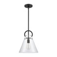 thumbnail image 2 of Elk Home 11-Inch Wide Gabby Pendant, Contemporary, Matte Black, 2 of 3
