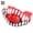 Red Fang, variant on Shock Doctor, Max Air Flow Lip Guard, Adult, Black