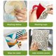 thumbnail image 2 of Paquete de 5 paños de cocina para cocina | Toallas de plato suecas geométricas | Paños de esponja de celulosa | Toallas de papel reutilizables lavables | Sin olor, toallas de limpieza domésticas, 2 of 5