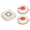 thumbnail image 2 of Elderly Monitoring Call Button, Light Weight 100-240V ABS Caregiver Pager  For Home For Hotel EU Plug, 2 of 8