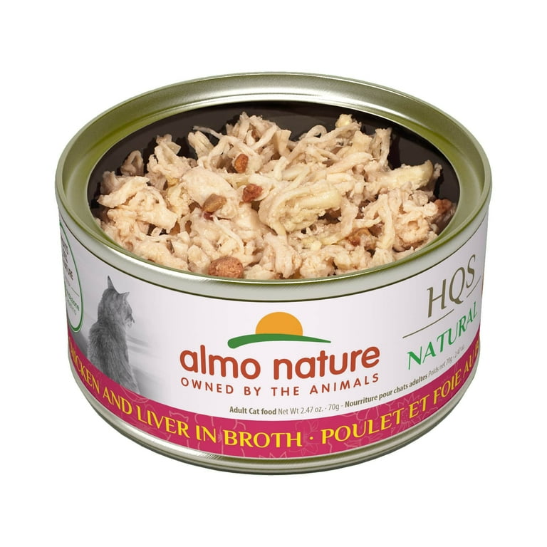 Almo Nature HQS Natural Cat Grain Free Chicken Liver Canned Cat Food Almo Nature HQS Natural Cat Grain Free Chicken Liver Canned Cat Food