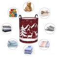 thumbnail image 3 of Lsque Christmas Buffalo Plaid pattern Laundry Hamper Basket, Tall Woven Rope Hamper Basket for Clothes, Lightweight Storage Basket, Collapsible Waterproof-Medium, 3 of 8