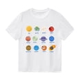 thumbnail image 1 of 2025 Garçons Hauts Été Planète Uni Coton Hauts Imprimés Garçons Filles Décontracté Sans Manches Chemises pour Col Rond Manches Courtes T-Shirts Graphiques Garçons T, 1 of 5
