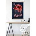 thumbnail image 5 of MLB Washington Nationals - Neon Helmet 23 Wall Poster with Magnetic Frame, 22.375" x 34", 5 of 6
