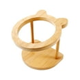 thumbnail image 4 of Raised Pet Bowls Wood Stand Pet Feeder Waterer Rack Single Wooden Pet Supplies Elevated Cat Bowls Stand Small Dog Bowls Stand for for Indoor B, 4 of 9