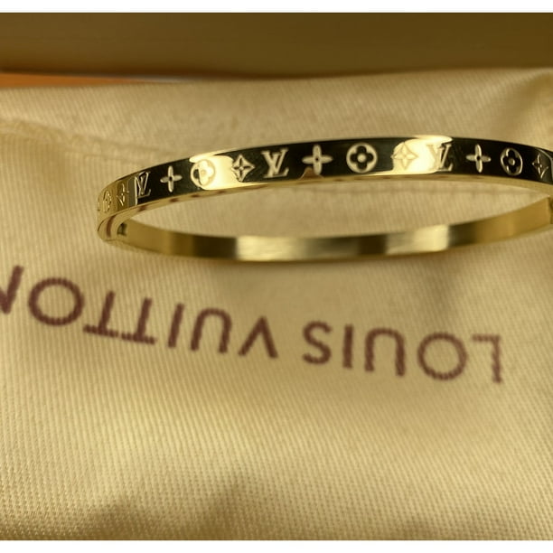 2021 Nuevo Manguito De Nanograma Grabado Con El Icónico Patrón De Monograma Y Con Una Sola Pulsera