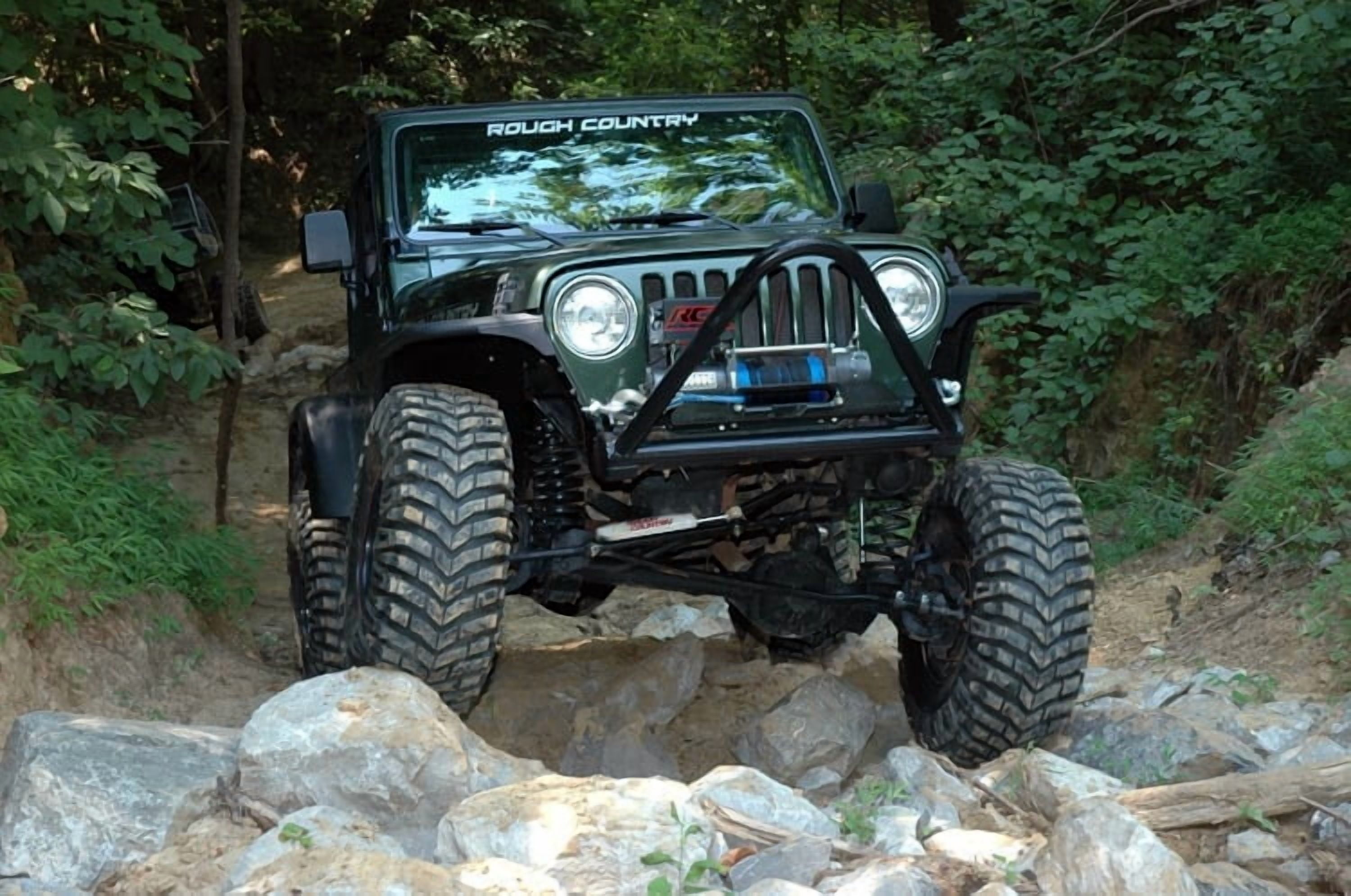 Rough Country 4" Suspension Lift Kit for 1997-2006 Jeep Wrangler TJ - 66130