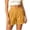 Yellow, variant on DYTTDG Women's High Waisted Pleated Shorts | Casual Elastic Waist Button & Zipper Closure with Side Pockets, Loose Fit Summer Shorts