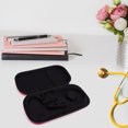 thumbnail image 4 of Foetal Heart Sound Stethoscope Carrying Pouch Auscultator Zipper Bag Portable EVA Storage Case (Pink), 4 of 8