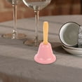 thumbnail image 4 of OULII 3Pcs Hand Bell Decorative Pink For Restaurant Pet Training, 4 of 7