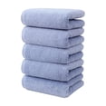 thumbnail image 3 of Bxaolu Microfiber Washcloths 5 Pack 29.5" x 13.8" Soft Feel Fingertip Towels Quick Drying Wash Cloths Ultra Soft, Multipurpose Face & Hand Towels for Bathroom, Spa, and Gym Towel., 3 of 7