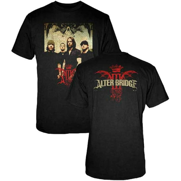 Alter Bridge Alter Bridge Band Photo Adult T Shirt Walmart Com Walmart Com