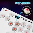 thumbnail image 3 of Fighting Stick Controlador para PC para Switch Colorido Arcade Joystick Fight Stick Controlador de Juego, 3 of 5