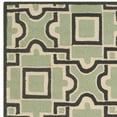 thumbnail image 2 of SAFAVIEH Four Seasons Gracelyn Geometric Polyester Area Rug, Spa/Dark Brown, 5' x 7', 2 of 4