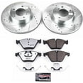 thumbnail image 3 of PowerStop Front Z26 Street Warrior Carbon-Fiber Ceramic Brake Pad and Drilled and Slotted Rotor Kit Fits: BMW Select Models K7026-26, 3 of 9