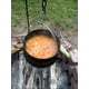 thumbnail image 4 of Cuisiland - Olla de caldero Potjie de hierro fundido de 8.5 cuartos con tapa y 3 patas, olla de foga, 4 of 9