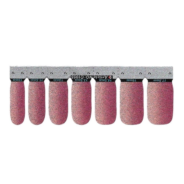 Adhesivos para uñas HUOGUO Beauty Glitter Powder, tapa completa, 2 unidades