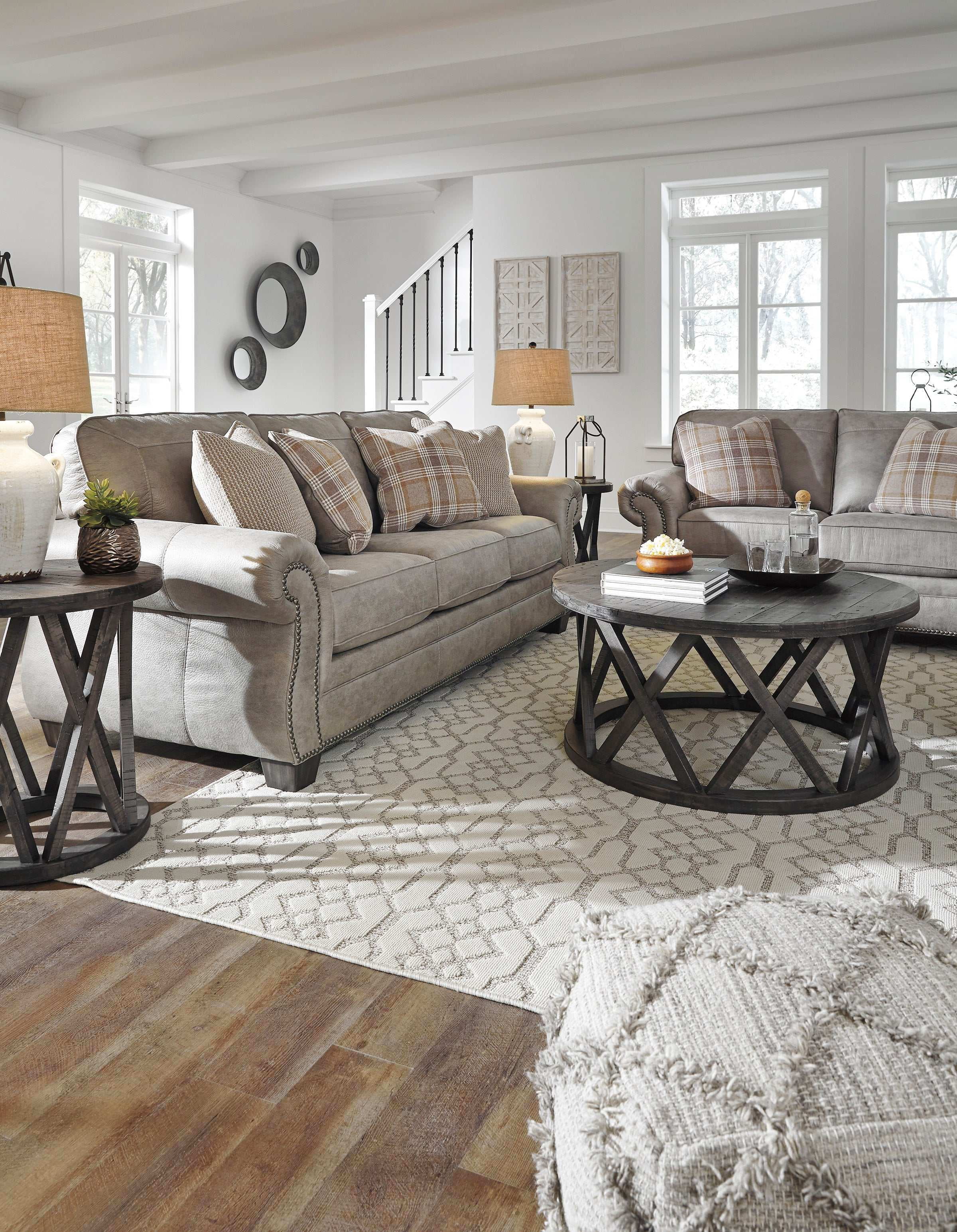 Signature Design by Ashley Olsberg Sofa in Steel