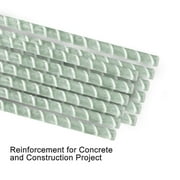 Eco Pultrusions Fiberglass Pultruded Bar 3/8-Inchx36-Inch Fiberglass Rebar 6 Pack