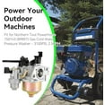 thumbnail image 6 of 750143 Carburetor Carb Kit Compatible with North-ern Tool Powerhorse 212cc 6HP 3100 PSI 2.5 GPM Gas Pressure Washer Parts, 6 of 9