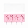 thumbnail image 1 of Molde de paletas de helado de silicona hecho a mano con tapa, divertido fabricante de helados DIY for niños, 1 of 2