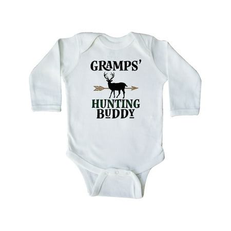 

Inktastic Bow Hunter Gramps Hunting Buddy Gift Baby Boy Long Sleeve Bodysuit