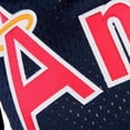 thumbnail image 4 of Men's Mitchell & Ness Reggie Jackson Navy California Angels Cooperstown Mesh Batting Practice Jersey, 4 of 4
