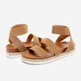 thumbnail image 2 of Sandalia DREAM PAIRS JIMMIE Plataforma Cuña Camel 8.5, 2 of 6