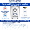 thumbnail image 4 of Secure Safety Solutions Bed Alarm for Elderly Adults - 12x30 Sensor Pad, 120db Monitor - Fall Prevention for Dementia Patients, Seniors - Weight Sensing Pad Alerts Caregiver When They Get Up, 4 of 10