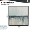 thumbnail image 4 of Stupell Industries Contemporary Acrylic Drift Abstract Black Framed Giclee Art, 12 x 12, by Svetlana Aleynikova, 4 of 8