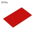 thumbnail image 3 of Uxcell 0.45mm Metal Business Cards Blank Name Card Laser Engraving Aluminum, Red 20 Pack, 3 of 6