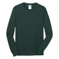 thumbnail image 5 of Yellow Rooster Men's Long Sleeve Core Cotton Tee Dark Green XL, 5 of 6