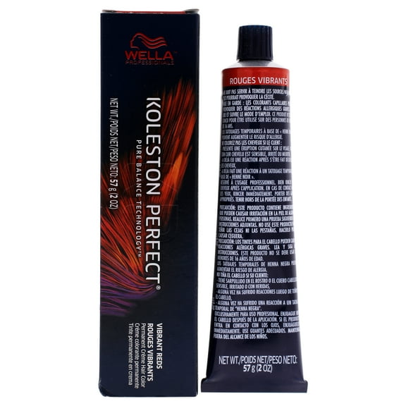 Koleston Perfect Permanent Creme Haircolor - 77 43 Intense Medium Blonde-Red Gold by Wella for Unisex - 2 oz Hair Color