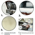 thumbnail image 3 of Designart Old Truck At The Barn In Winter II Canvas Wall Art, 3 of 5