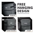 thumbnail image 5 of HOTOR Car Trash Can with Lid, Leak-Proof Car Garbage Can with Mesh Pockets, Car Accessories, 2 Gallons, Gray, 5 of 6